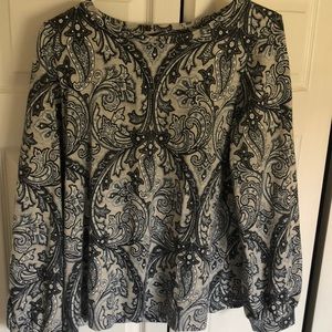 LOFT paisley printed top